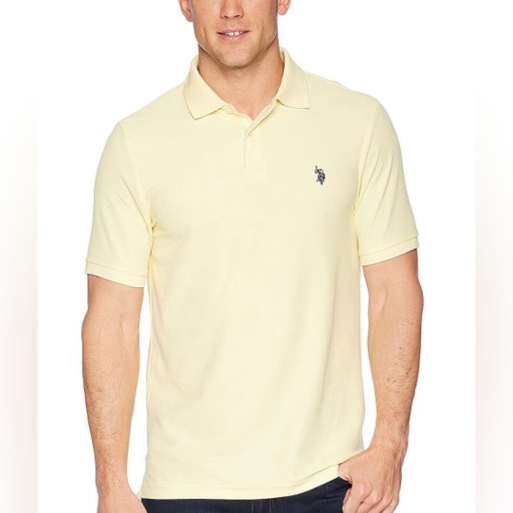 Polo Ralph Lauren Polo Shirt Yellow Soft Touch Cotton
